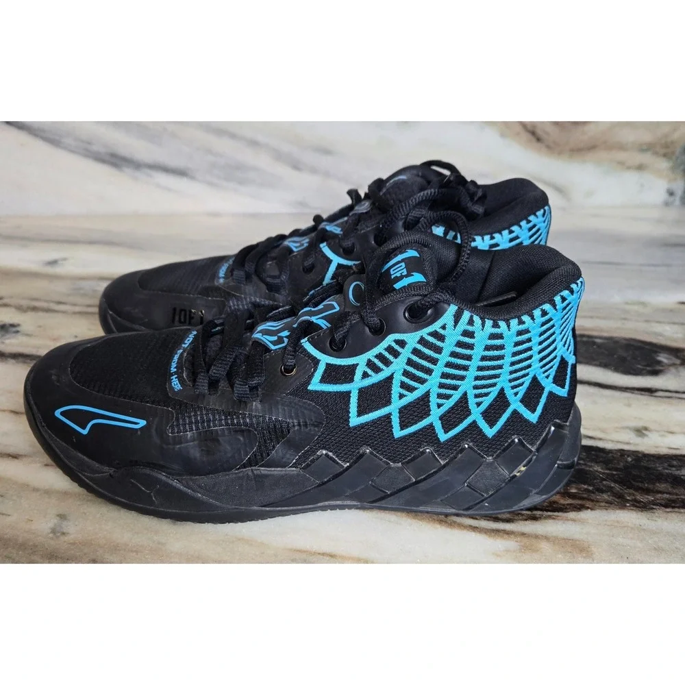 Puma MB.01 Buzz City - 376443-13‎ Black Blue Size 8 - Picture 4 of 9